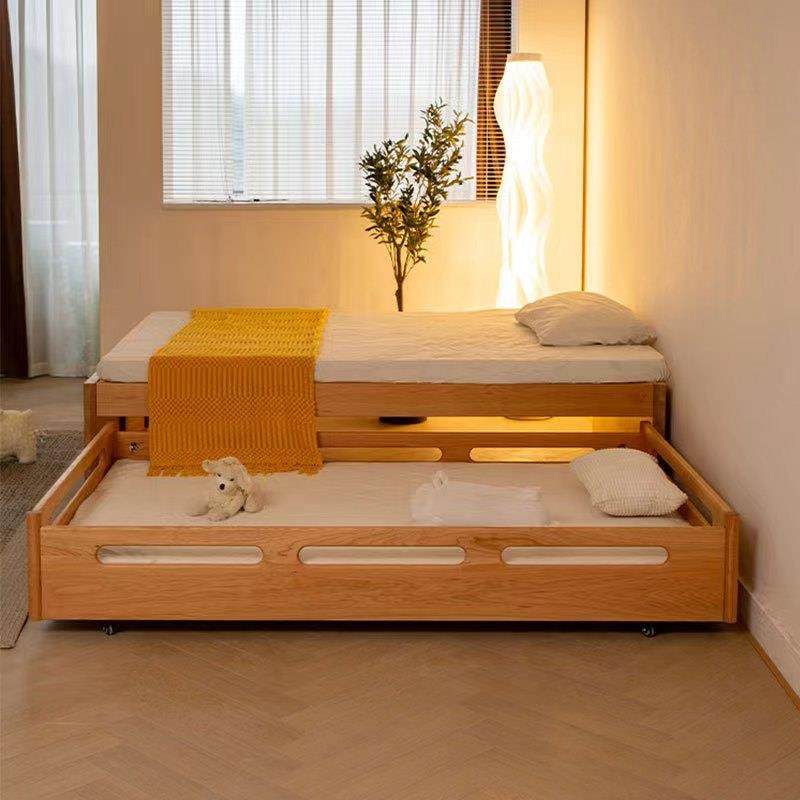 简约现代樱桃木子母拖床日式无靠背榻榻米儿童床全实木上下双层床,机械设备,其他机械设备,淘宝优惠券,粉丝福利购,淘宝优惠卷
