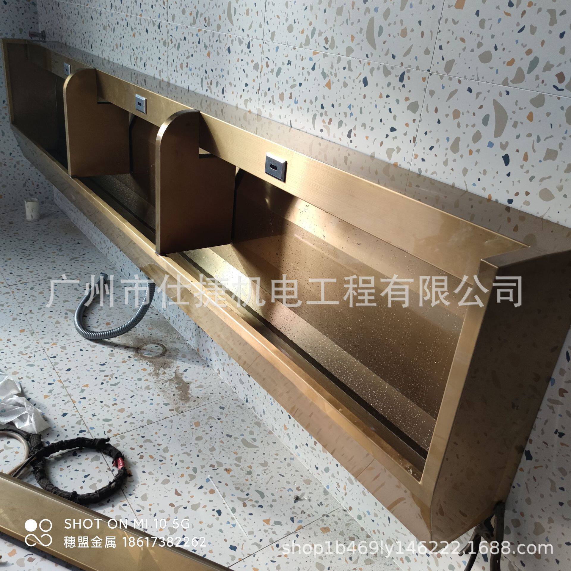 不锈钢小便池304不锈钢立式小便池学校工厂用不锈钢小便槽