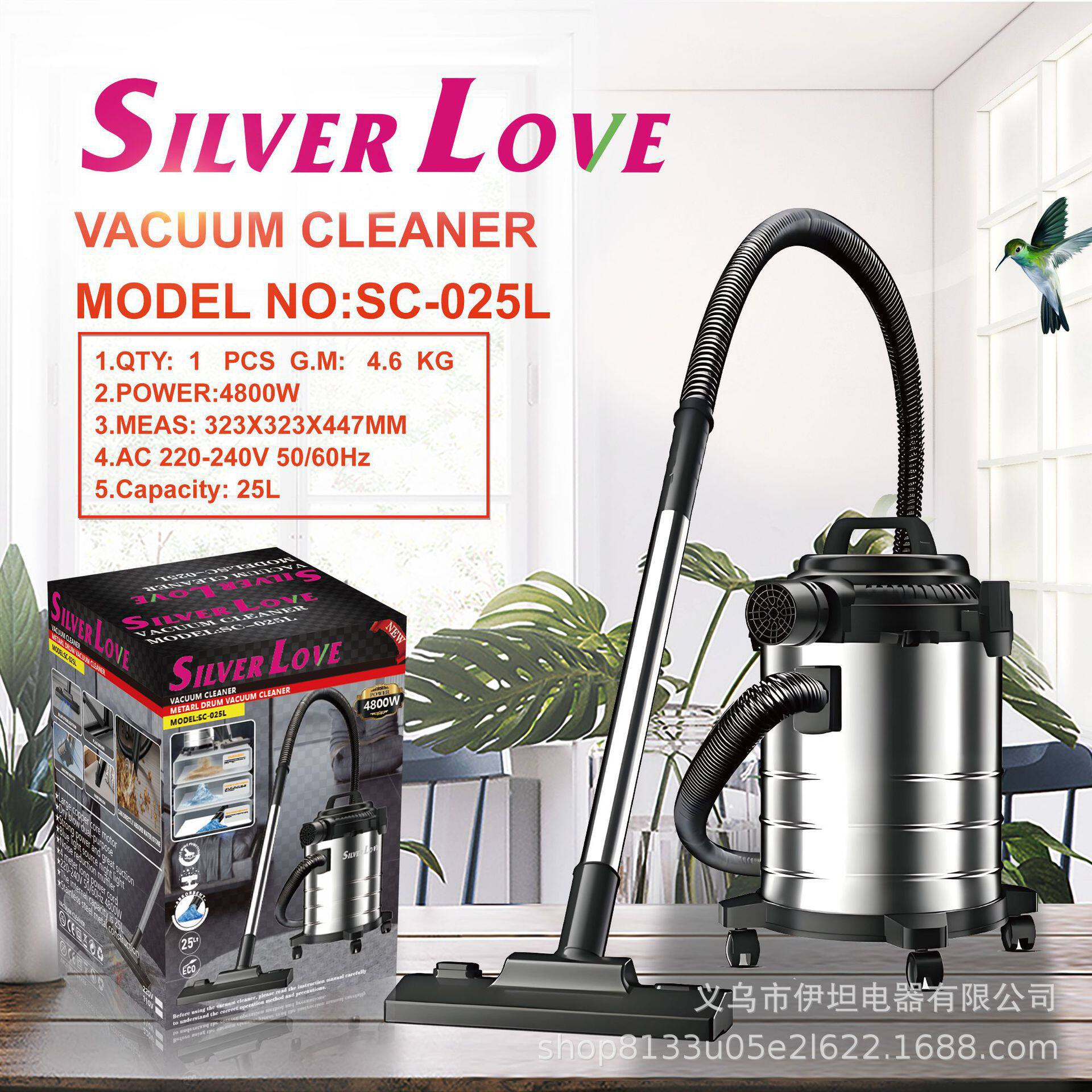 商用吸尘器家用大吸力洗车店保洁开荒美缝小型工业用吸尘机吸水机