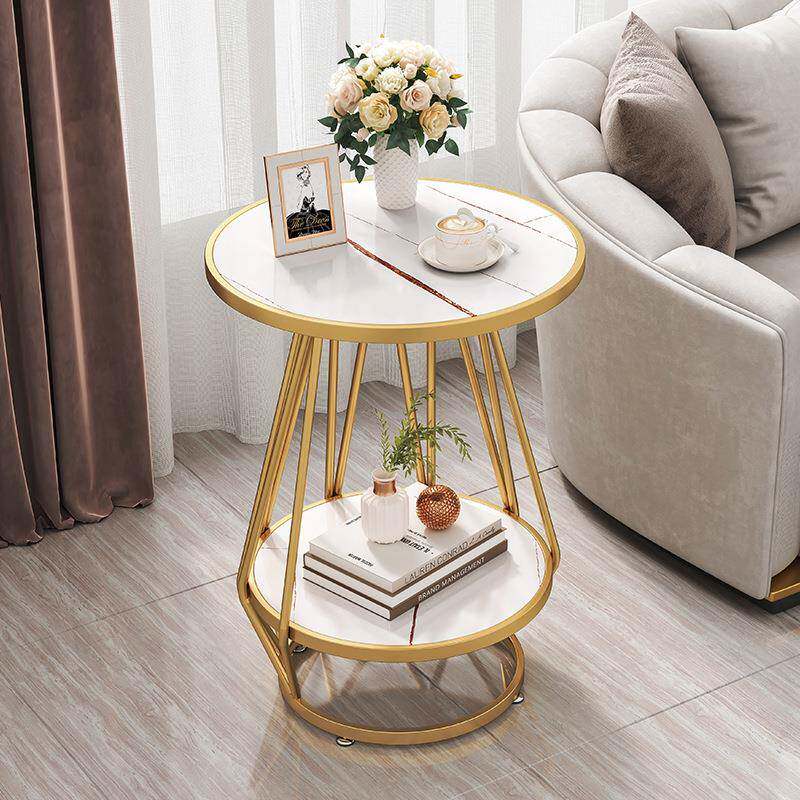 轻奢风边几客厅床头家用小户型现代简约迷你小圆桌茶几边几小桌子