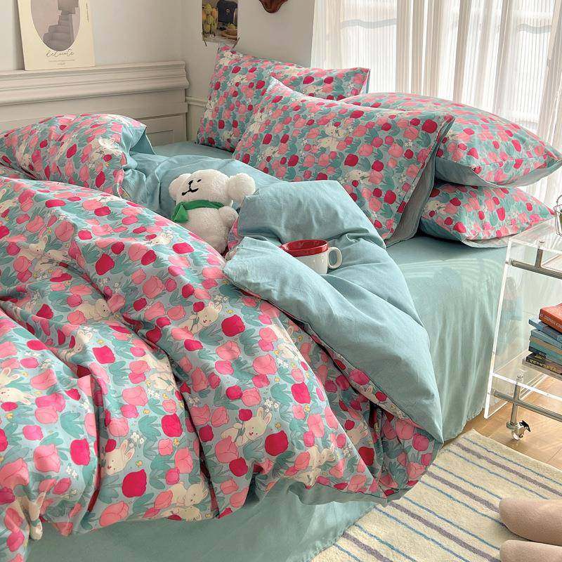公主纯棉100床上四件套全棉儿童被套女孩床品学生宿舍床单三件套4,农机/农具/农膜,其它农用工具,淘宝优惠券,粉丝福利购,淘宝优惠卷