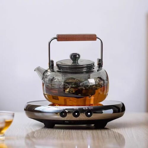 艾玛诗1300w电陶炉家用煮茶器超薄迷你小型电陶炉保温定时煮茶炉