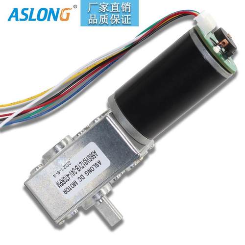 A5840-31ZY涡轮蜗杆直流微型自锁推杆窗帘减速电机钢管马达12v24v