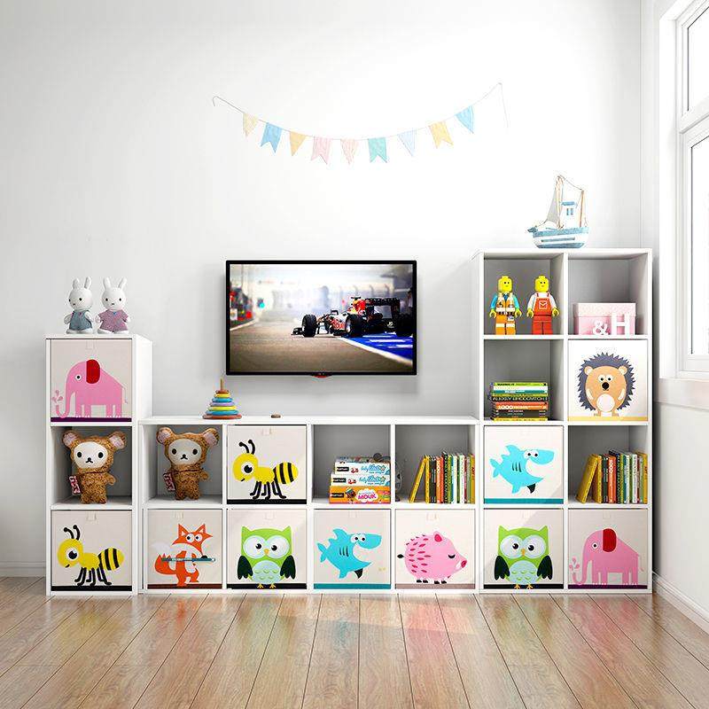 儿童落地书架实木宝宝玩具收纳柜储物柜置物架卧室整理柜子绘萍润,纺织面料/辅料/配套,纺织机械配件,淘宝优惠券,粉丝福利购,淘宝优惠卷