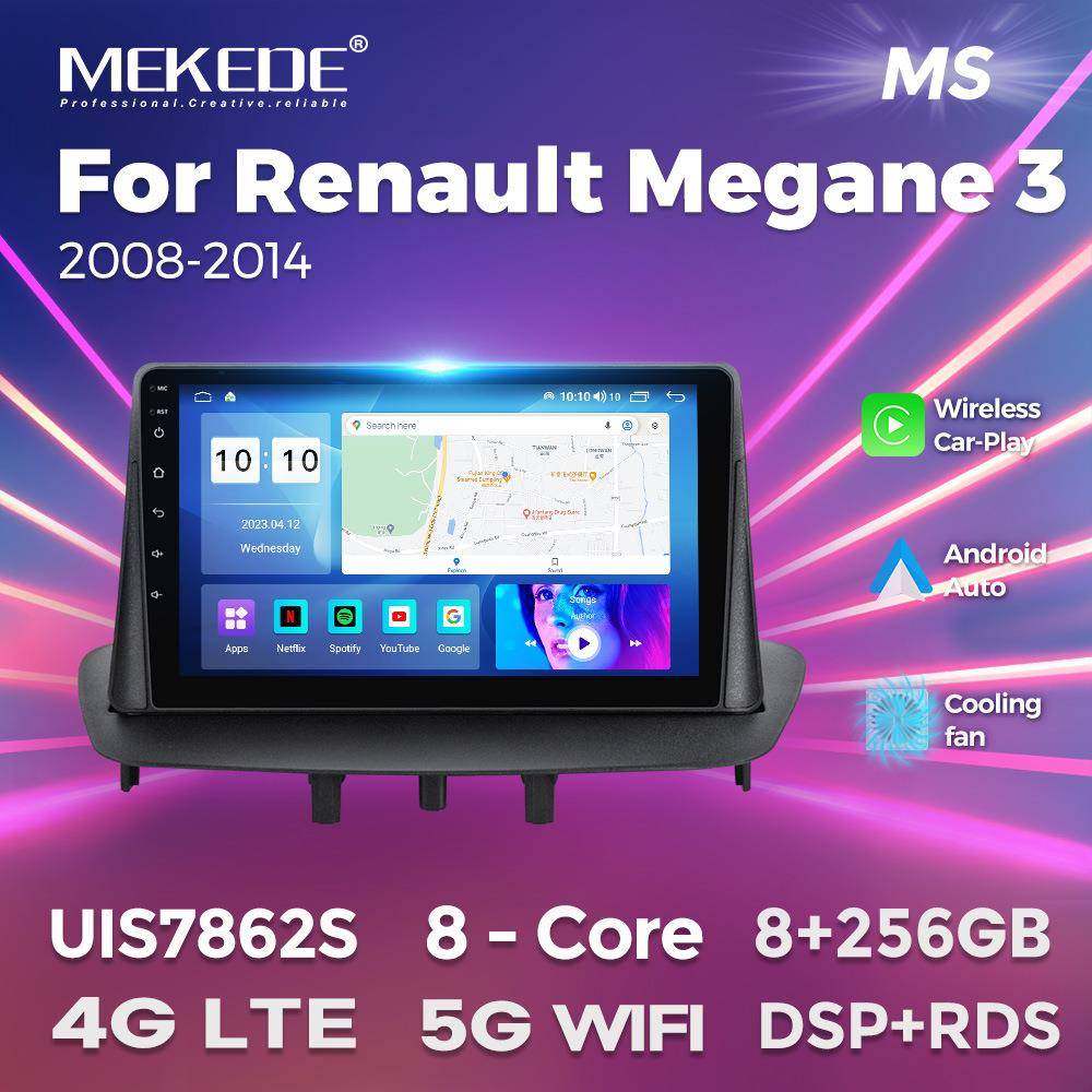 适用于雷诺梅甘娜RenaultMegane308-14款车载安卓中控导航