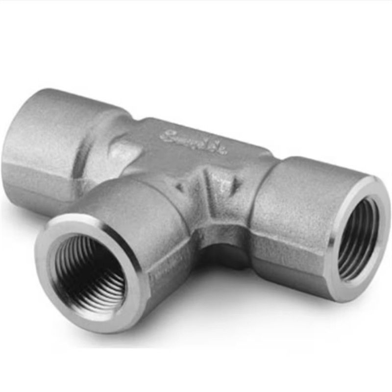 SS-6-T-RT世伟洛克Swagelok三通,3/8in.ISO锥形内螺纹公称管接头