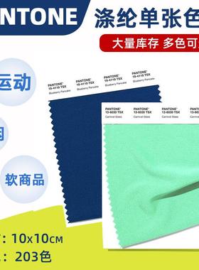 PANTONE彩通涤纶色卡单张可选11-0102TSX至19-5410TSX