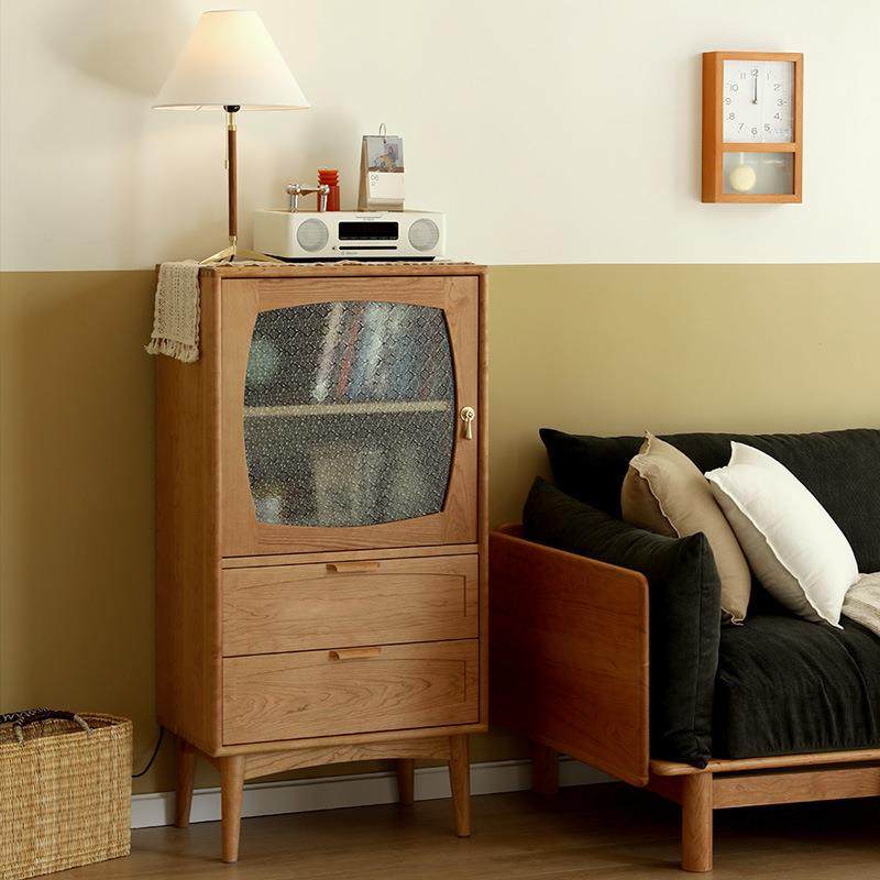 北欧樱桃木沙发边柜日式小立柜客厅收纳储物斗柜侧边柜厨房碗柜,机械设备,其他机械设备,淘宝优惠券,粉丝福利购,淘宝优惠卷