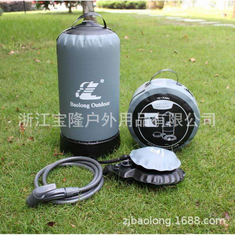 新款户外便捷淋浴袋沐浴袋可折叠自驾游野营移动洗澡洗车储水袋