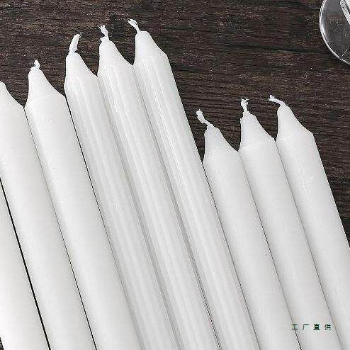 大棚保烛9小温时306照明家用蜡蜡烛无烟白蜡蜡烛整箱大号红色烛绢