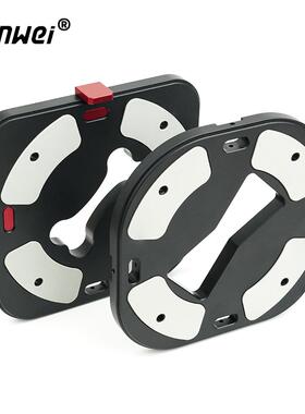 木工包圆角倒角模板工具快换R角弧OWP直角斜角电圆木铣修边机靠模