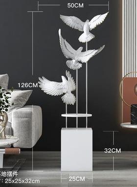 北厅欧客大型落地摆件进门zls1455玄关电视柜办公室设乔摆迁新开