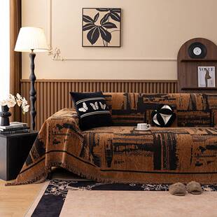 复古奢风发布2026新款沙发垫巾轻四季通用20241203沙高级盖感沙发