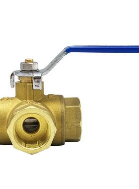 厂家直LPU供美柯三通球阀260黄铜L型T型加埃球阀Q614F厚-16TQ15F-