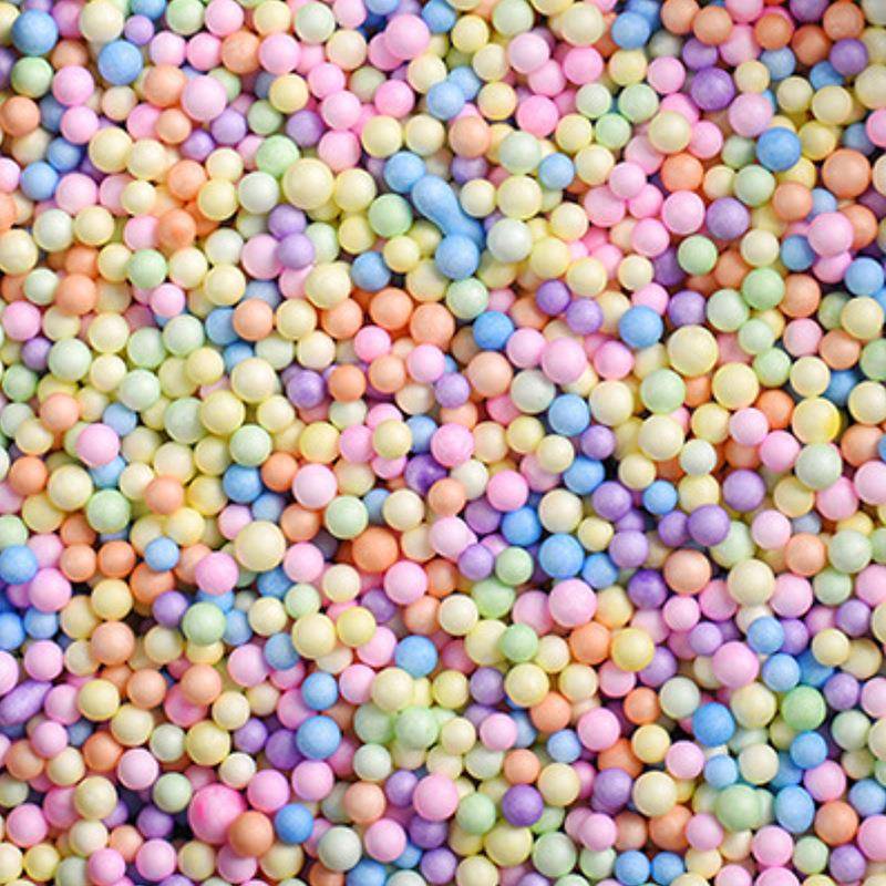 D色IY泡沫马珠礼品盒器RYK皿填充物装饰卡龙泡颗粒小1球kg手工