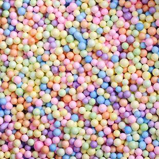 D色IY泡沫马珠礼品盒器RYK皿填充物装饰卡龙泡颗粒小1球kg手工