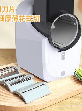 滚功能筒式卜21912切丝切片电动土豆丝.萝丝切菜神器家庭电动电多