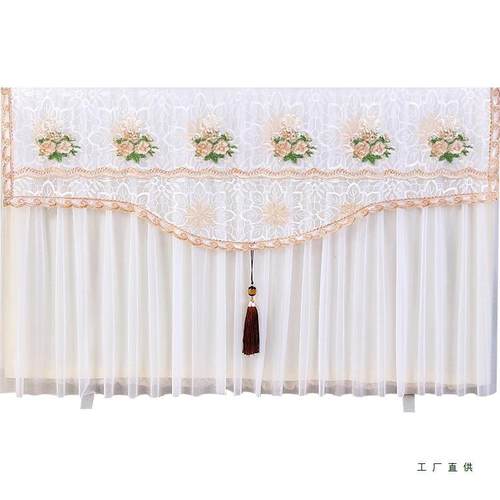 壁电视尘罩套盖布55轻F97SS796奢挂式曲面液晶电视约柜盖巾简电防