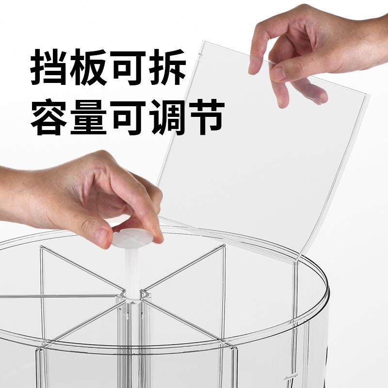 谷五级杂粮收器纳盒旋转分隔密封罐子食DRV品储物神储存粮食厨房