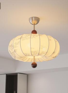 法式中古风布艺卧室灯美主式复餐厅古吊灯卧vin521tage南洋温馨灯