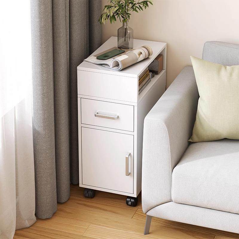 超窄收床头柜约现代物卧室VST简家用纳柜极窄简易床边储柜夹缝置,收纳整理,书桌收纳置物架,淘宝优惠券,粉丝福利购,淘宝优惠卷