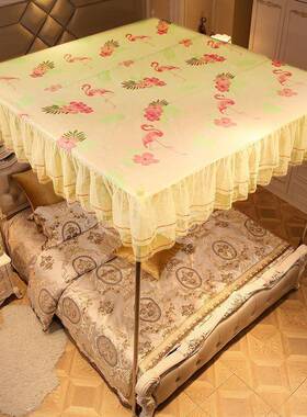 防尘用蚊防灰遮灰盖挡风顶双人挡灰顶布布防尘KA265265帐顶公主风