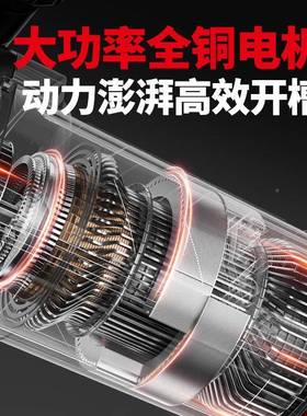 旺川槽机功率一次成型无尘新款大水VSL混电安装神器开墙面凝土切