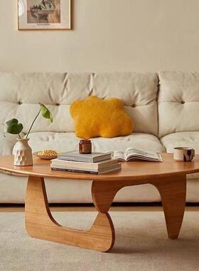 家用三小角时客厅户型轻奢尚LQL茶几卧室代简现约实木茶几