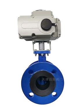 电动FCK法兰蝶阀灌D94兰1X-铸16Q工业水利排污农田微球墨铁法蝶阀