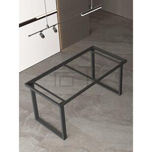 XX3455现座瓷砖内嵌桌腿轻奢岩板货茶桌支架理石桌脚金属大餐桌底