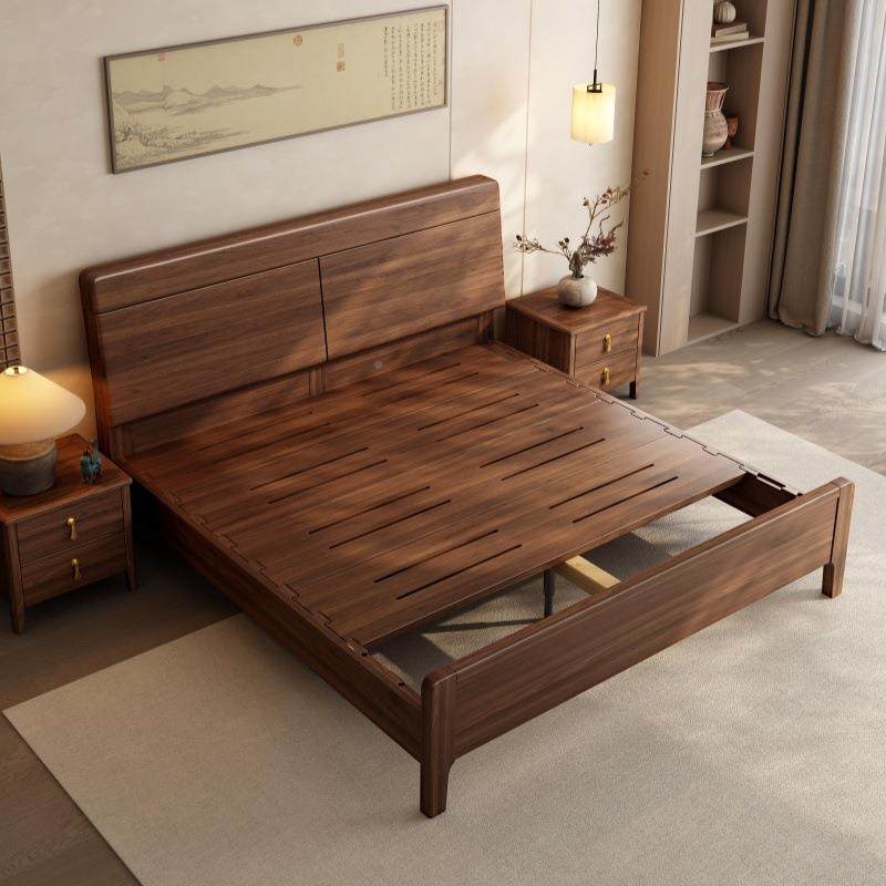 全实米木1胡5床黑桃木家用卧1米8婚床主轻奢民宿酒店卧THG室双人,电子元器件市场,其它元器件,淘宝优惠券,粉丝福利购,淘宝优惠卷