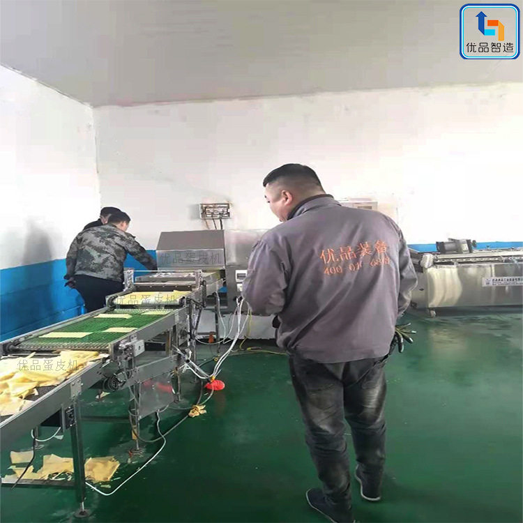 小型饼丝机设备山东全自动电磁蛋皮机滚筒式摊鸡蛋皮机设备
