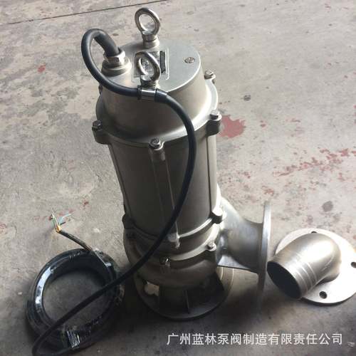 不锈钢排污泵100WQ100-35耐腐蚀潜水泵22kw化工污水污物潜污泵