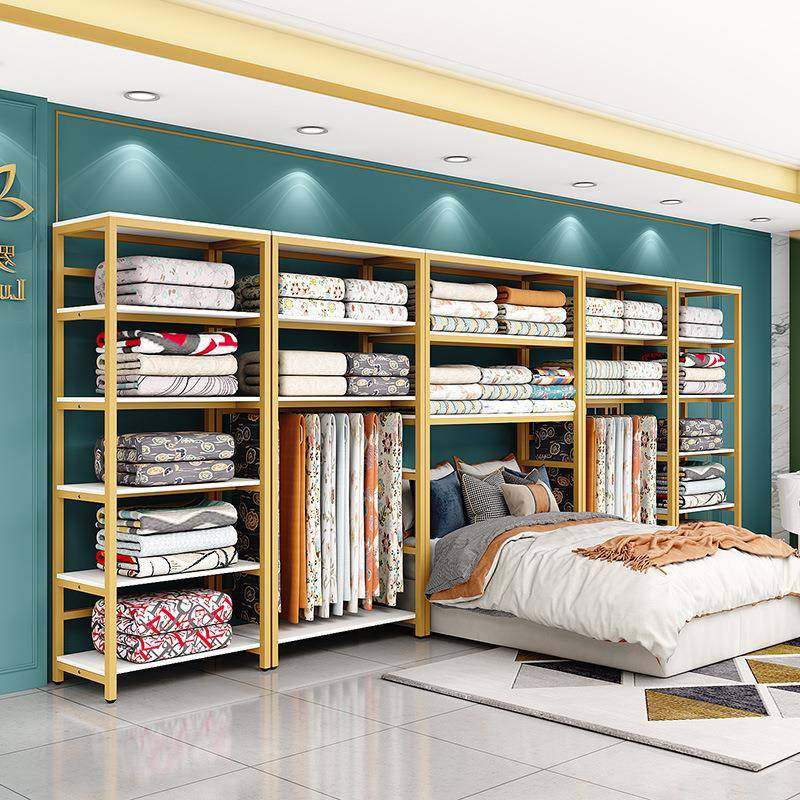 床上用品展示架家纺店货架四件套置物架被芯被子枕头布料展架,纺织面料/辅料/配套,纺织机械配件,淘宝优惠券,粉丝福利购,淘宝优惠卷