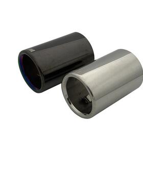 适用于宝马497i新3系5系320l52管0管58改装直插尾喉排气管管排气