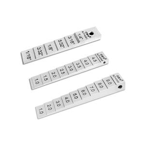 标楔形塞游间尺隙缝隙锥84450形尺检测缝尺隙孔径斜面塞规阶梯式