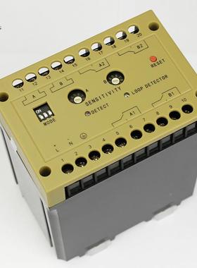 美通双路ZMT-220S地感车测辆检志器工业级地感线圈别控制器带方向