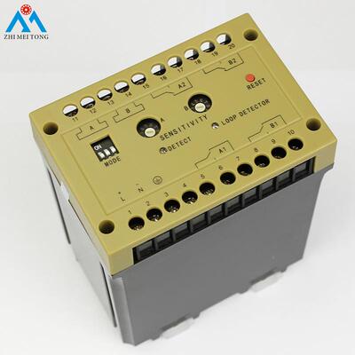 美通双路ZMT-220S地感车测辆检志器工业级地感线圈别控制器带方向