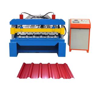 全自动压瓦机双层840900型琉璃瓦设备彩钢瓦成型机冷弯机械厂