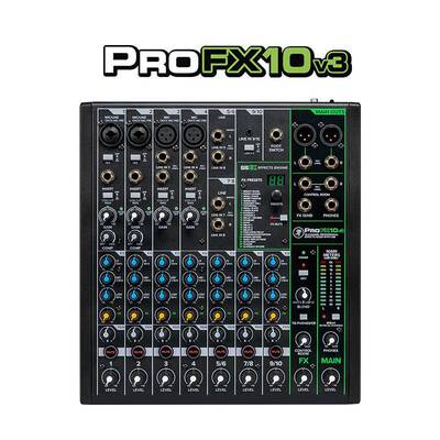 美奇RUNNINGMAN调音台ProFX10v3调音台支持直播K歌带声卡话筒音响