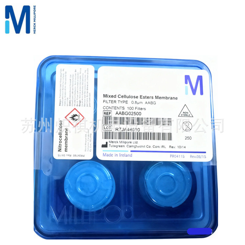 Millipore密理博孔径1.0um亲水玻璃纤维含粘合剂树脂直径47mm