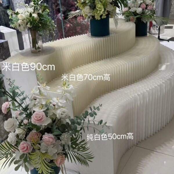 可折叠多功能橱窗长条展台创意展会商场陈列移动多层展示架展示台