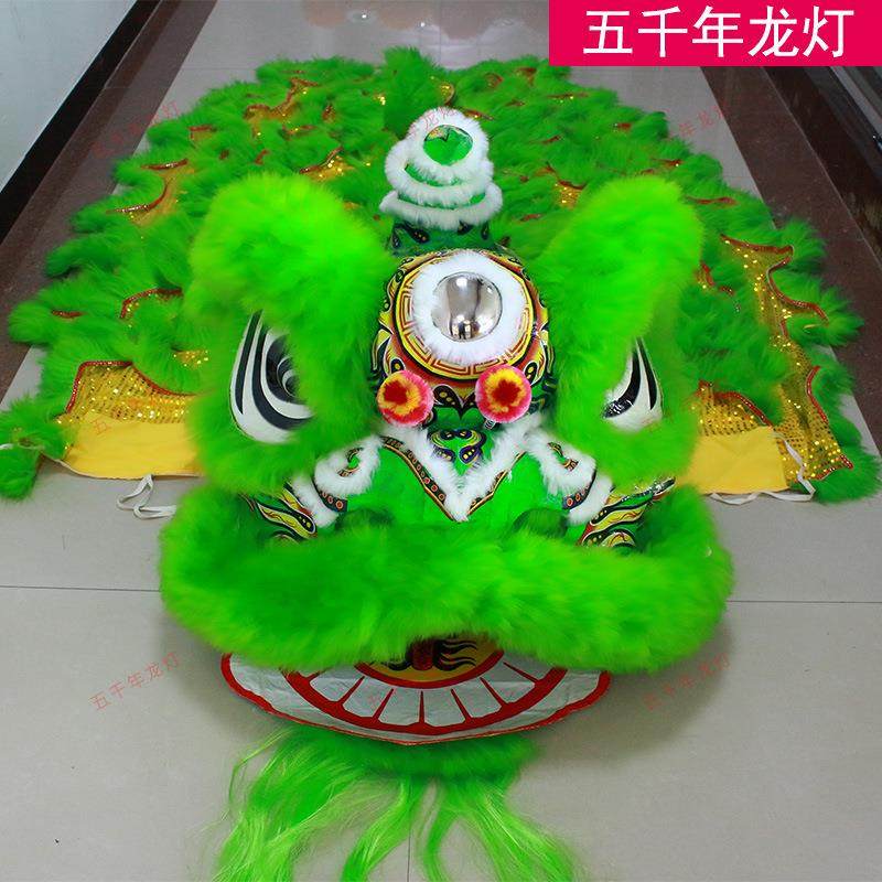 绿色南狮羊毛南狮舞狮道具南狮醒狮舞狮道具狮子五千年南狮,鲜花速递/花卉仿真/绿植园艺,割草机/草坪机,淘宝优惠券,粉丝福利购,淘宝优惠卷