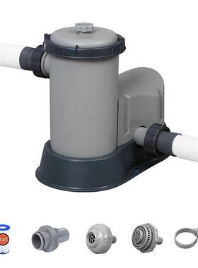 Bestway58389家用泳池过滤器欧规1500gal220V过滤泵泳池过滤设备