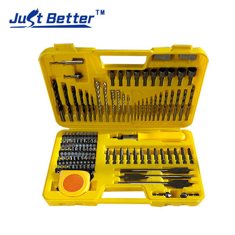 钻头套装110件套多用途混合钻头套装带PE工具箱