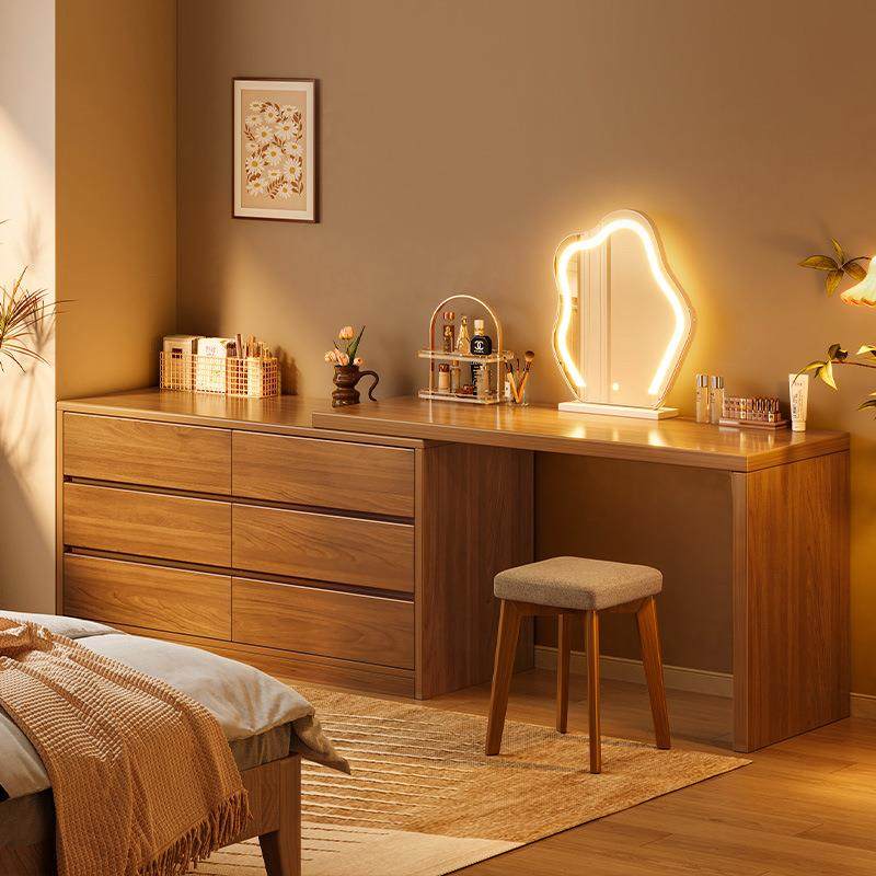 实木梳妆台卧室简约现代2023新款床尾斗柜化妆台一体新中式化妆桌,3C数码配件,其它配件,淘宝优惠券,粉丝福利购,淘宝优惠卷