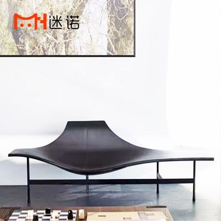 北欧轻奢创意设计师马萨德躺椅一号航站楼椅玻璃钢书架椅沙发椅