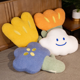 可爱花朵郁金香抱枕女生抱枕靠垫睡觉枕头床头靠卧室飘窗沙发腰靠