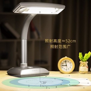 良亮护眼台灯复古学生书桌学习老式老人卧室床头灯管式工业风金属