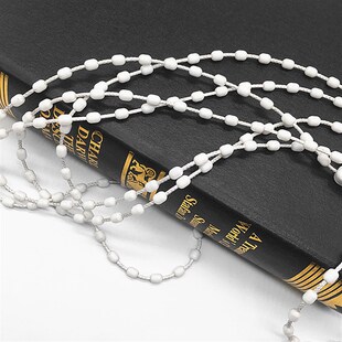 罗马帘卷帘加粗稀拉珠大拉珠绳窗帘配件窗帘绳百叶滑轮拉链手拉绳